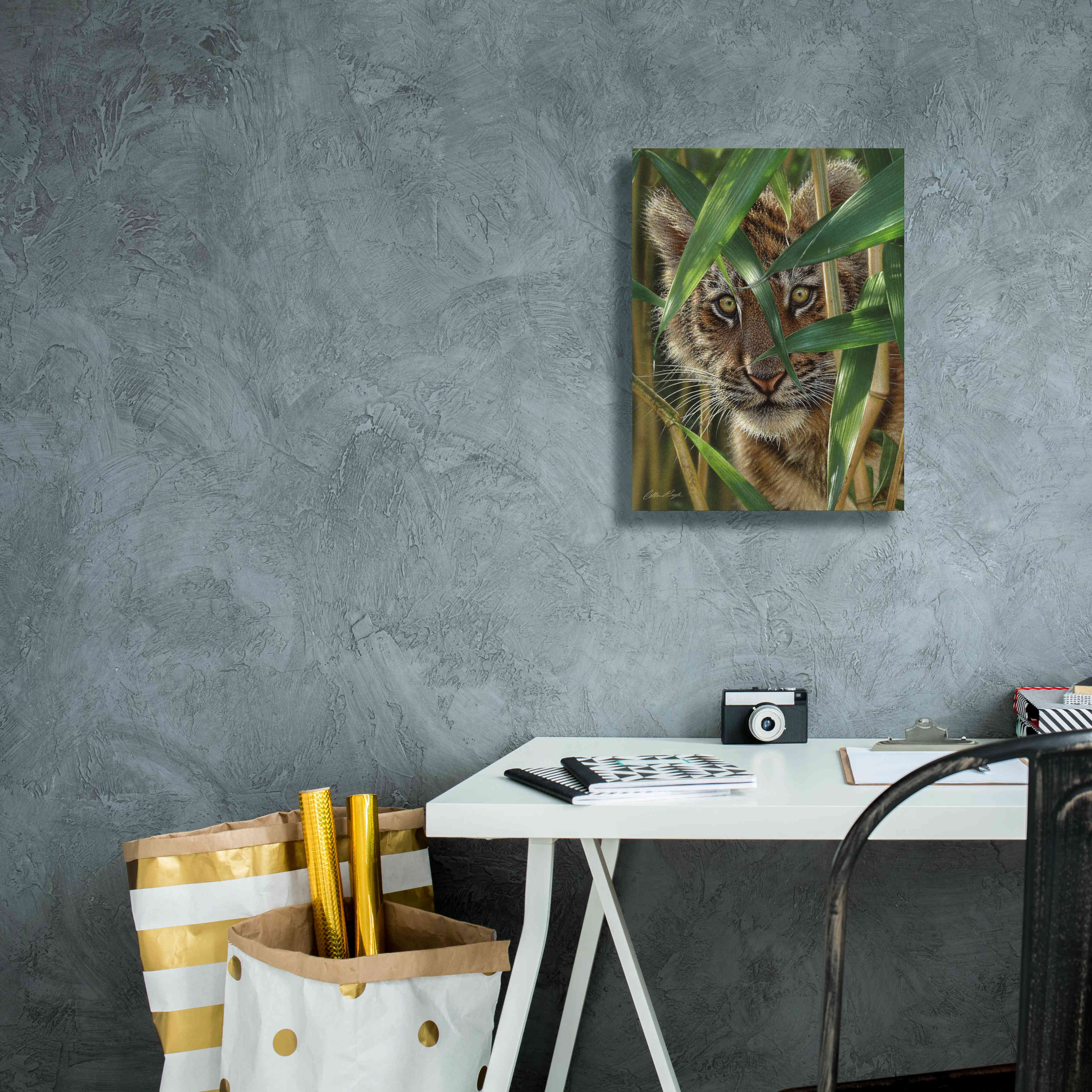 'Peekaboo' by Collin Bogle, Canvas Wall Art,12x16