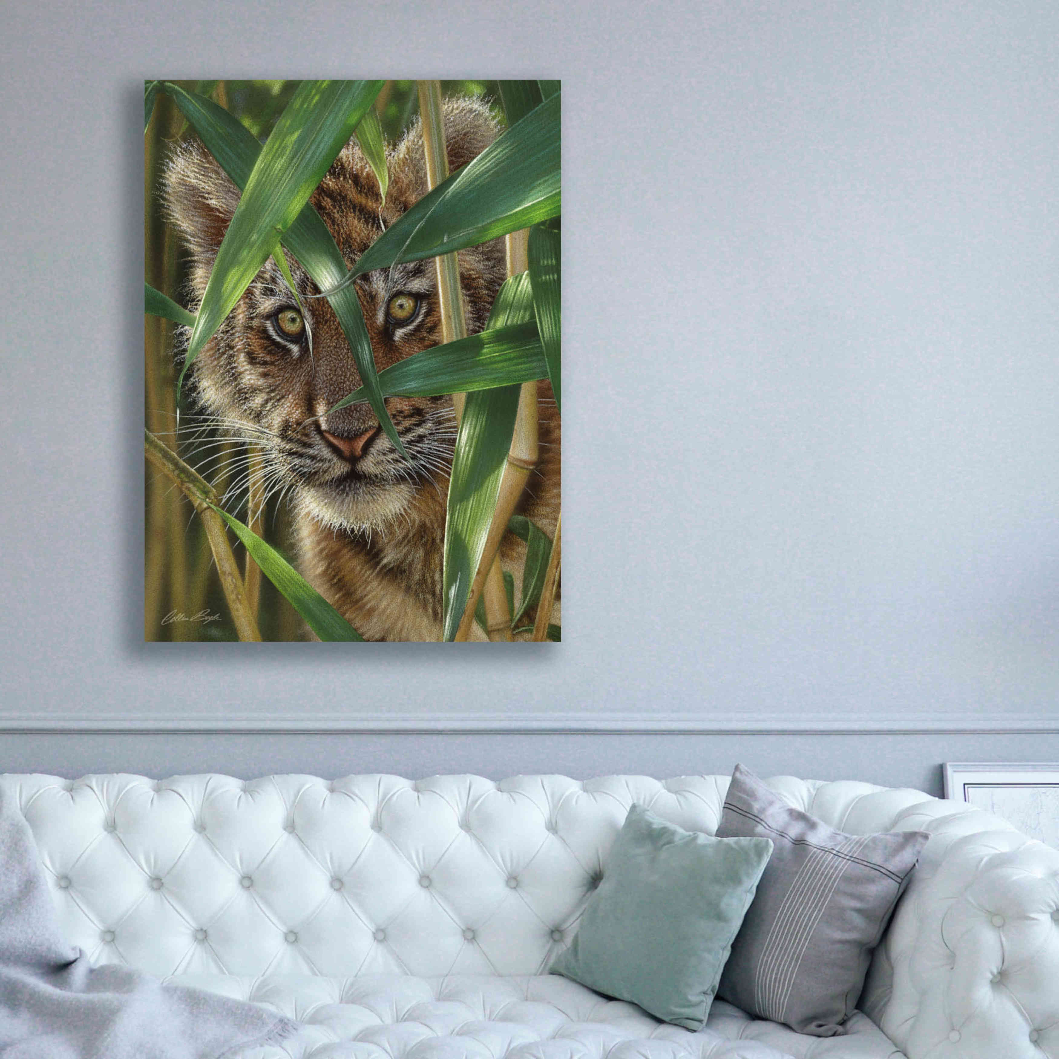 'Peekaboo' by Collin Bogle, Canvas Wall Art,40x54