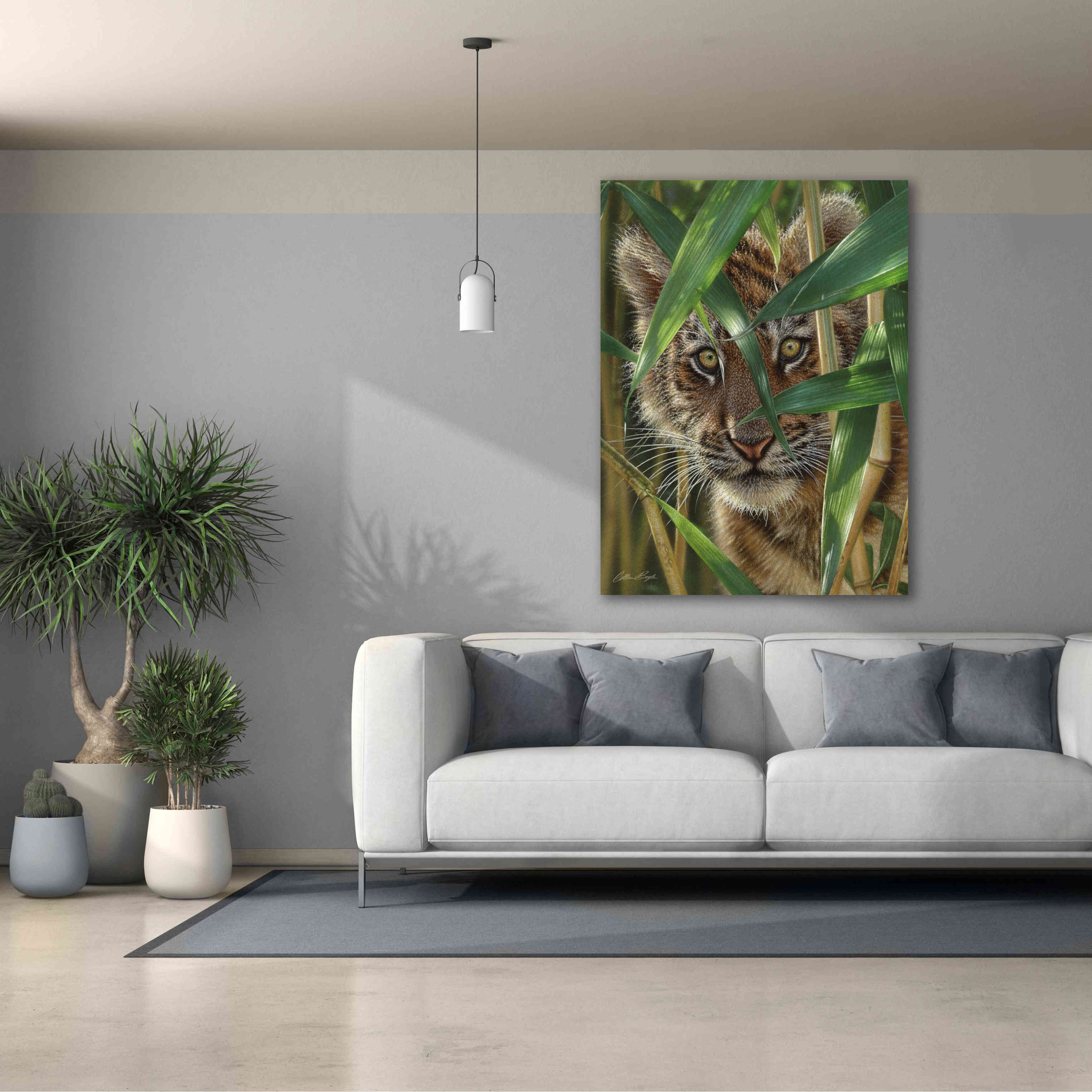 'Peekaboo' by Collin Bogle, Canvas Wall Art,40x54