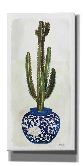 'Cacti in Blue Pot 2' by Stellar Design Studio, Canvas Wall Art