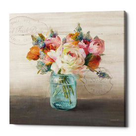 'French Cottage Bouquet II Mothers' by Danhui Nai, Canvas Wall Art