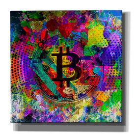 'Bitcoin Color' Canvas Wall Art
