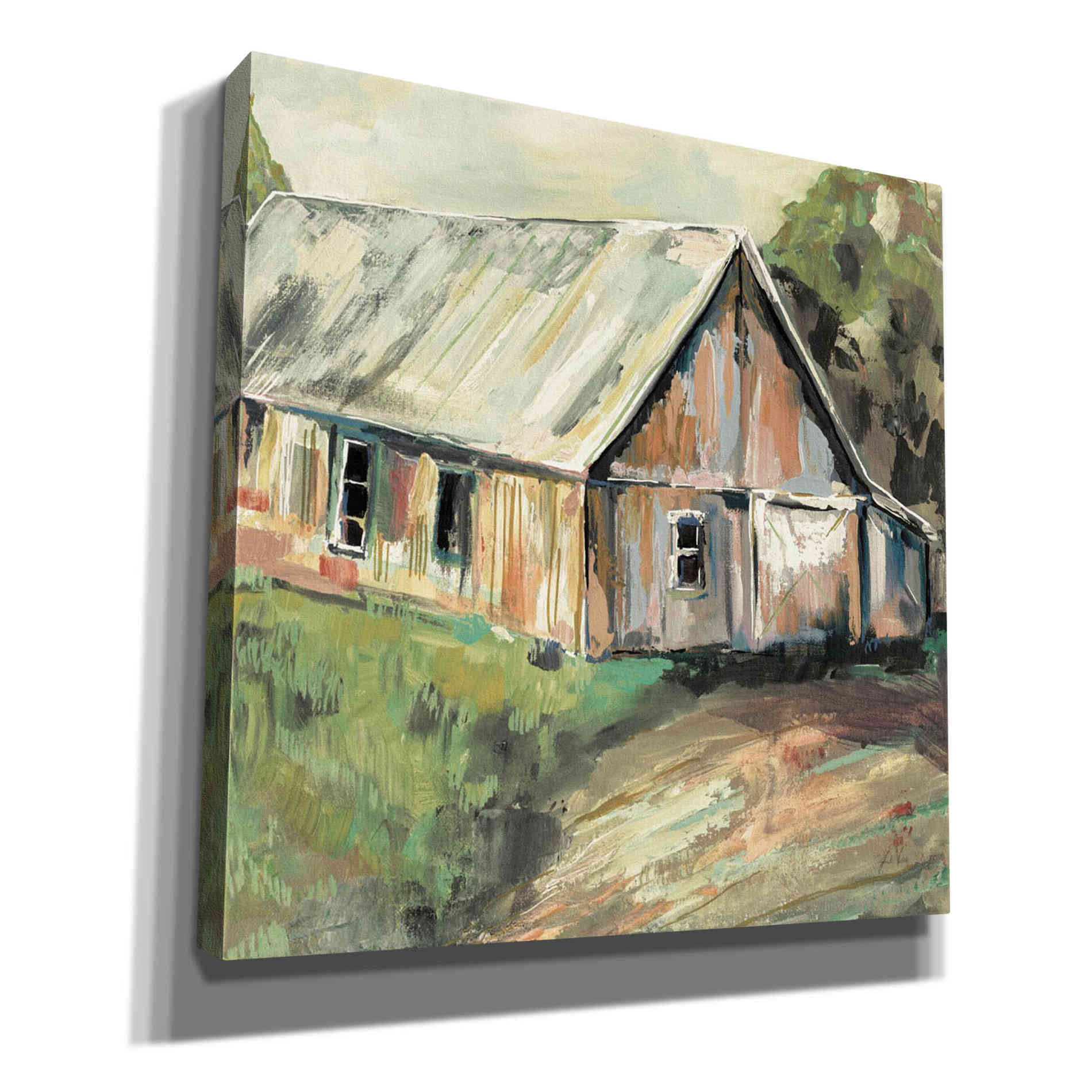 "Going to the Country I Earth" by Jeanette Vertentes, Giclee Canvas Wall Art