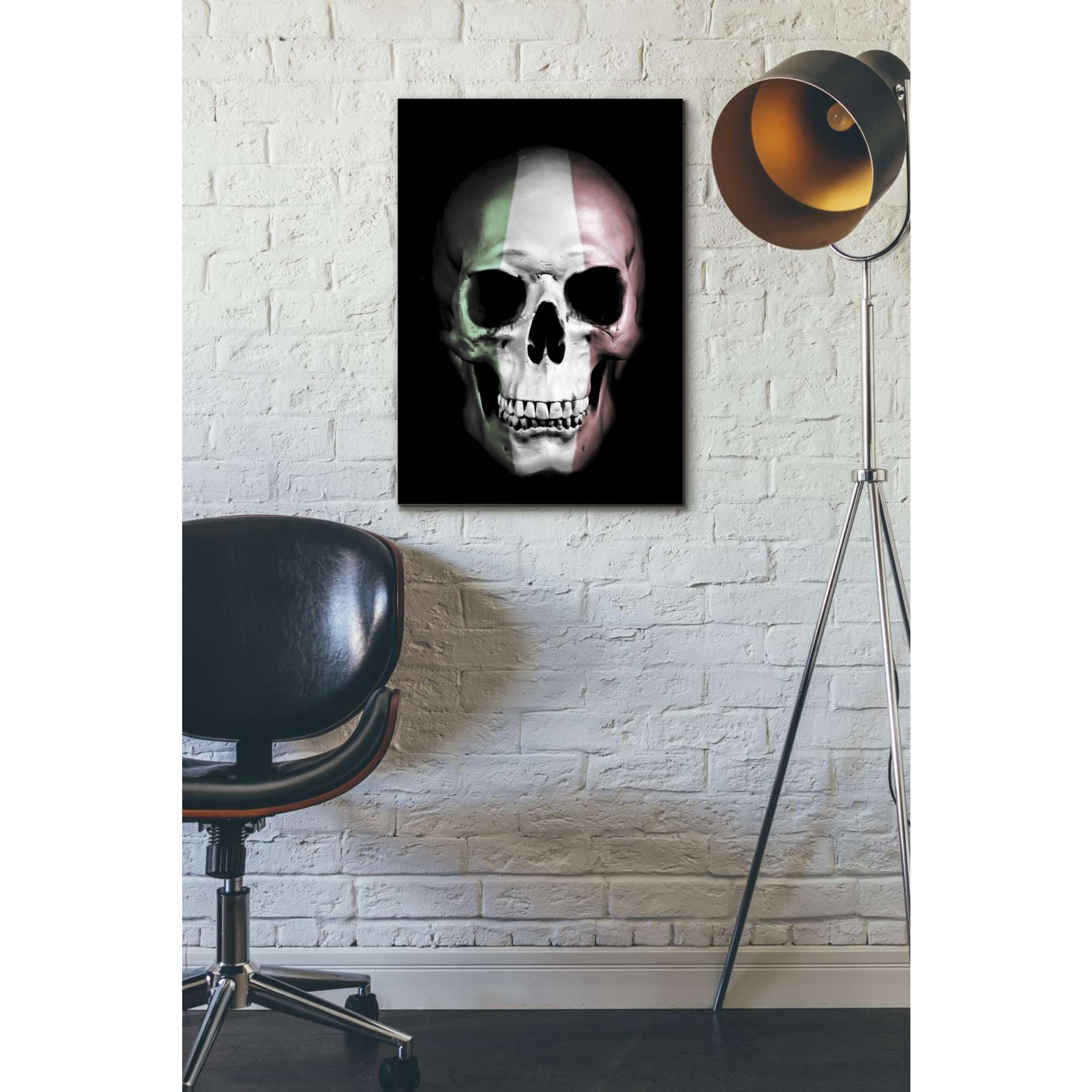 "Italian Skull" by Nicklas Gustafsson, Giclee Canvas Wall Art