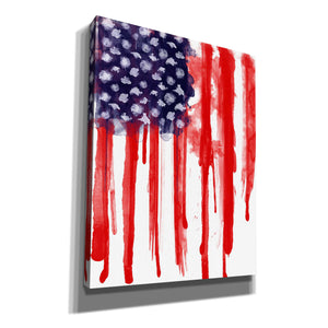 "American Flag Splatter" by Nicklas Gustafsson, Giclee Canvas Wall Art