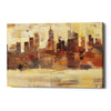 'City Skyline at Dusk' by Albena Hristova, Canvas Wall Art