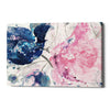 'Fireworks Abstract Navy Blue Flower Crop' by Albena Hristova, Canvas Wall Art