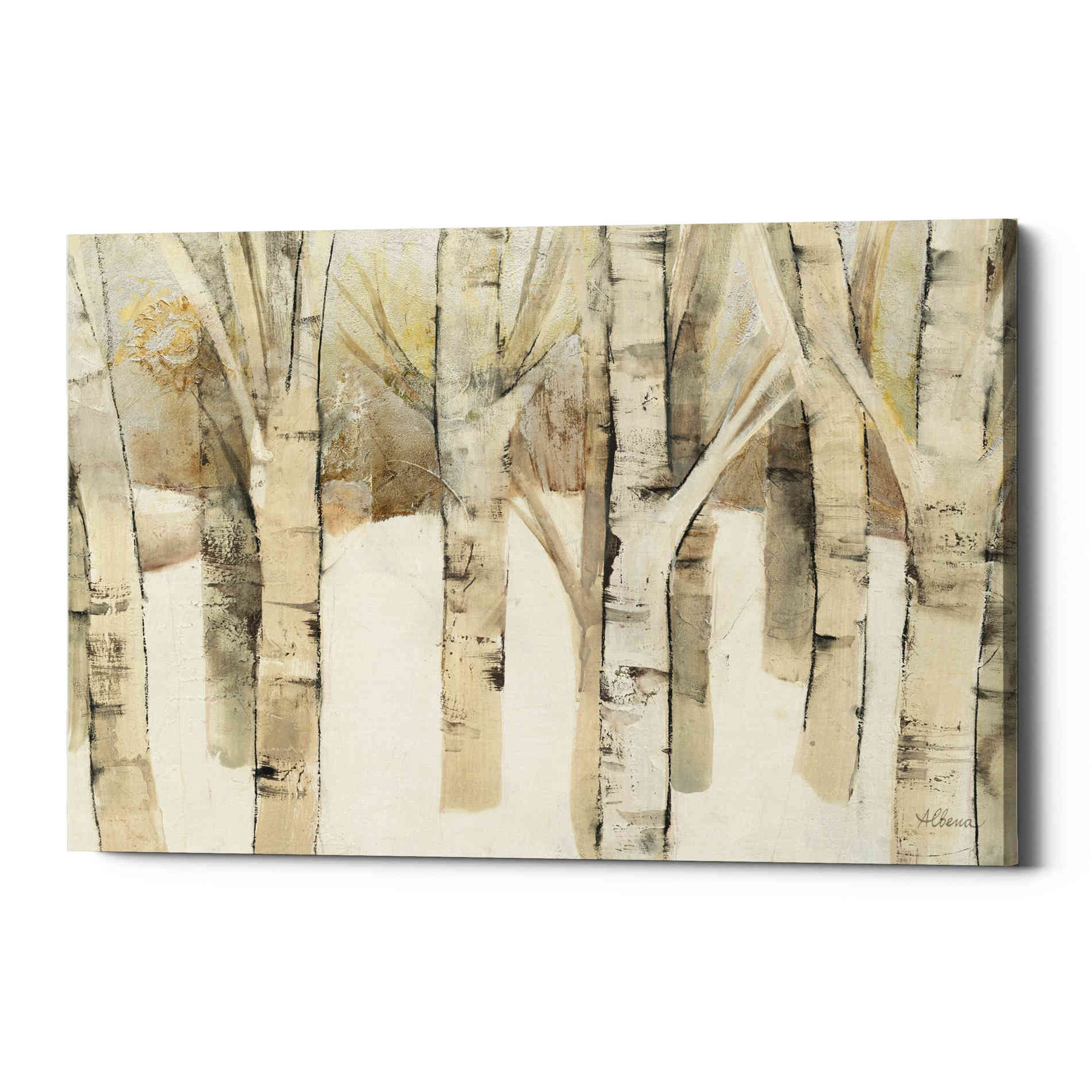 'First Snow' by Albena Hristova, Canvas Wall Art