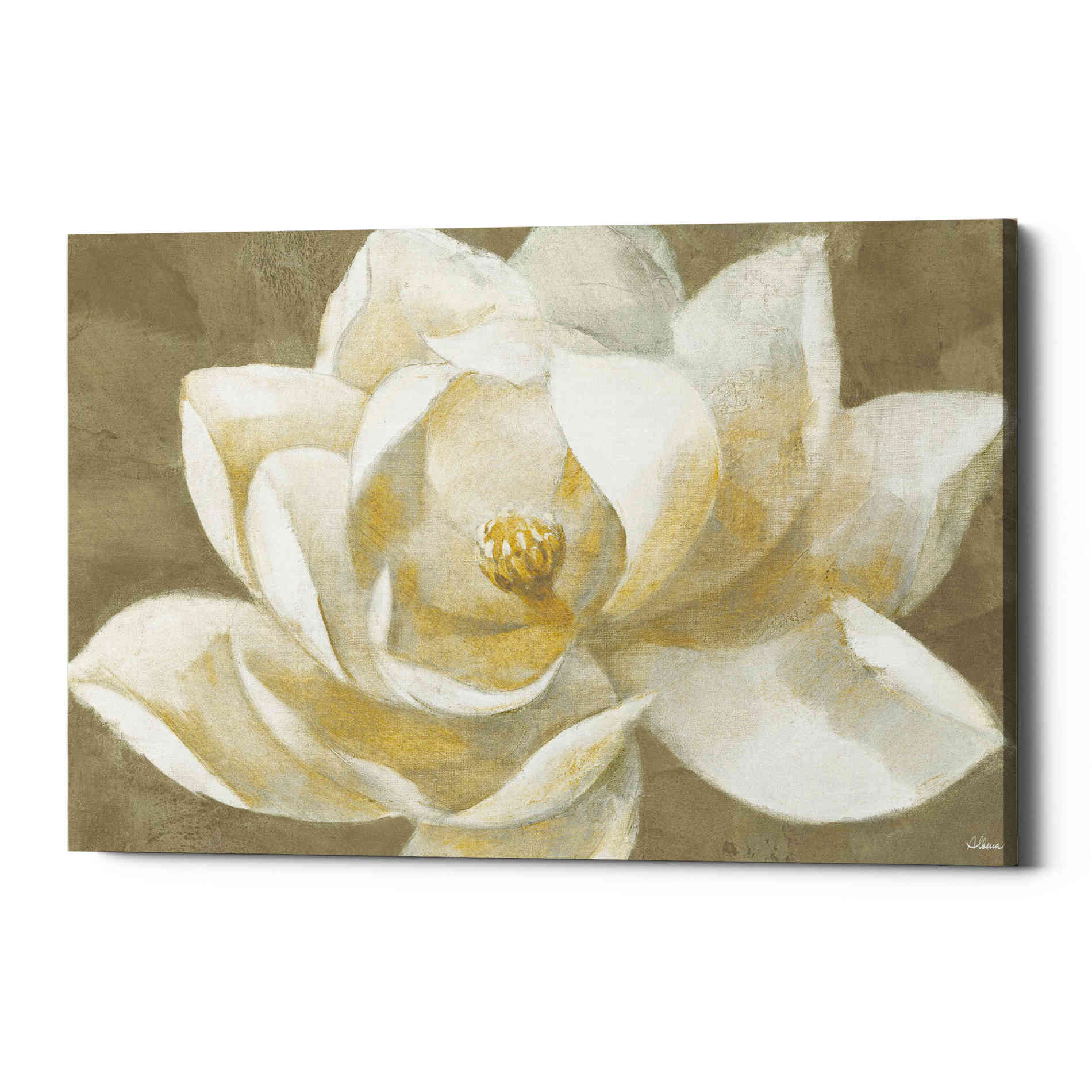 'Majestic Beige' by Albena Hristova, Canvas Wall Art