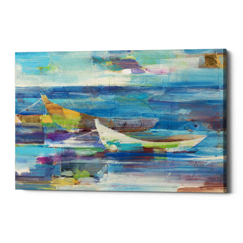 Image of 'Mooring for the Day' by Albena Hristova, Canvas Wall Art
