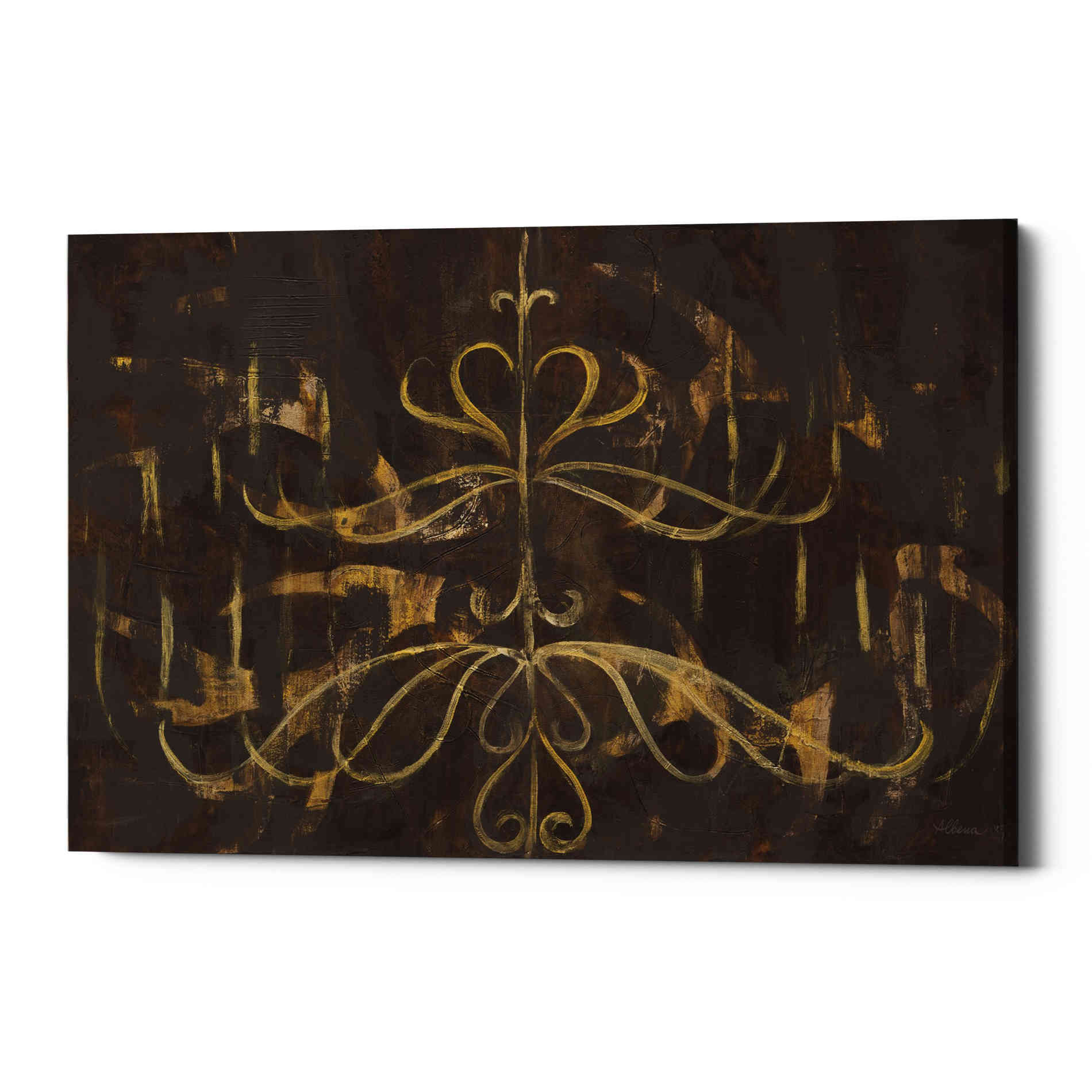 'Romantic Lines' by Albena Hristova, Canvas Wall Art