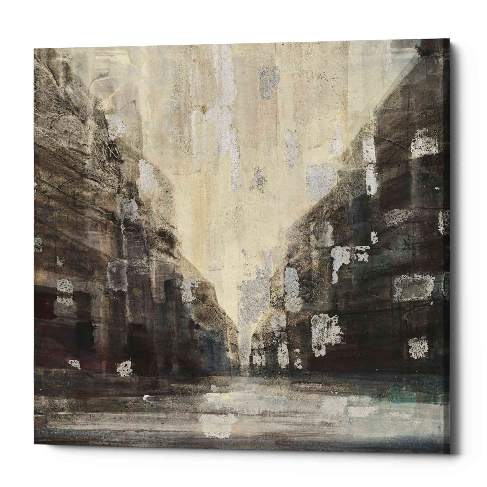 'Silver City' by Albena Hristova, Canvas Wall Art
