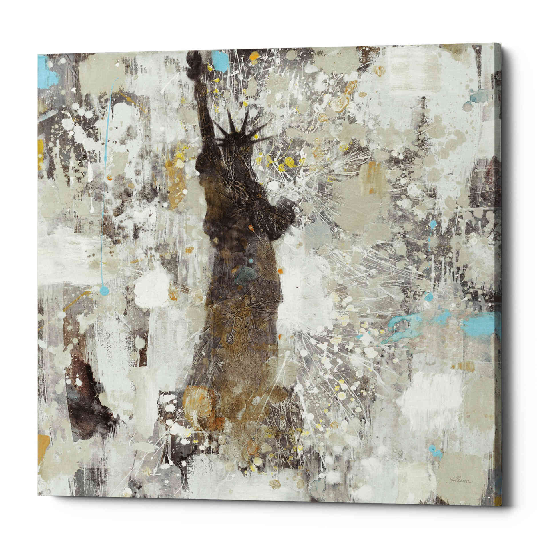 'Statue of Liberty Neutral' by Albena Hristova, Canvas Wall Art