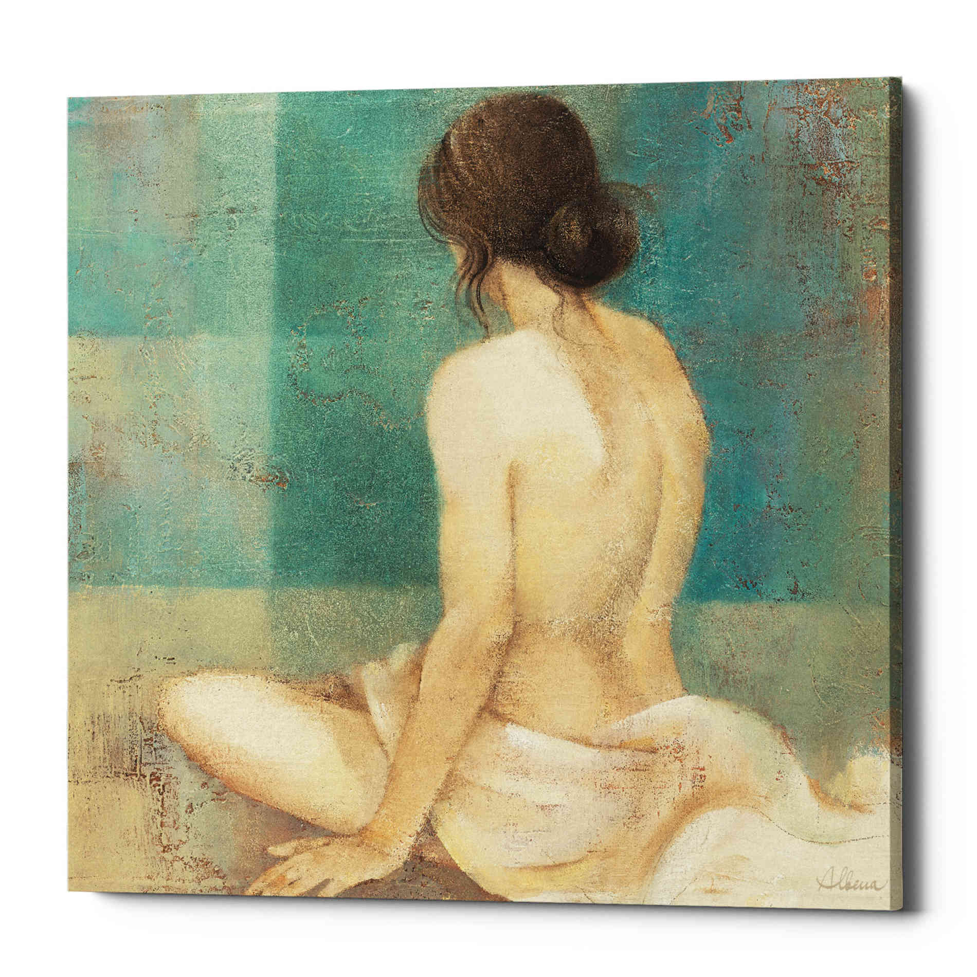 'Thoughtfulness II' by Albena Hristova, Canvas Wall Art