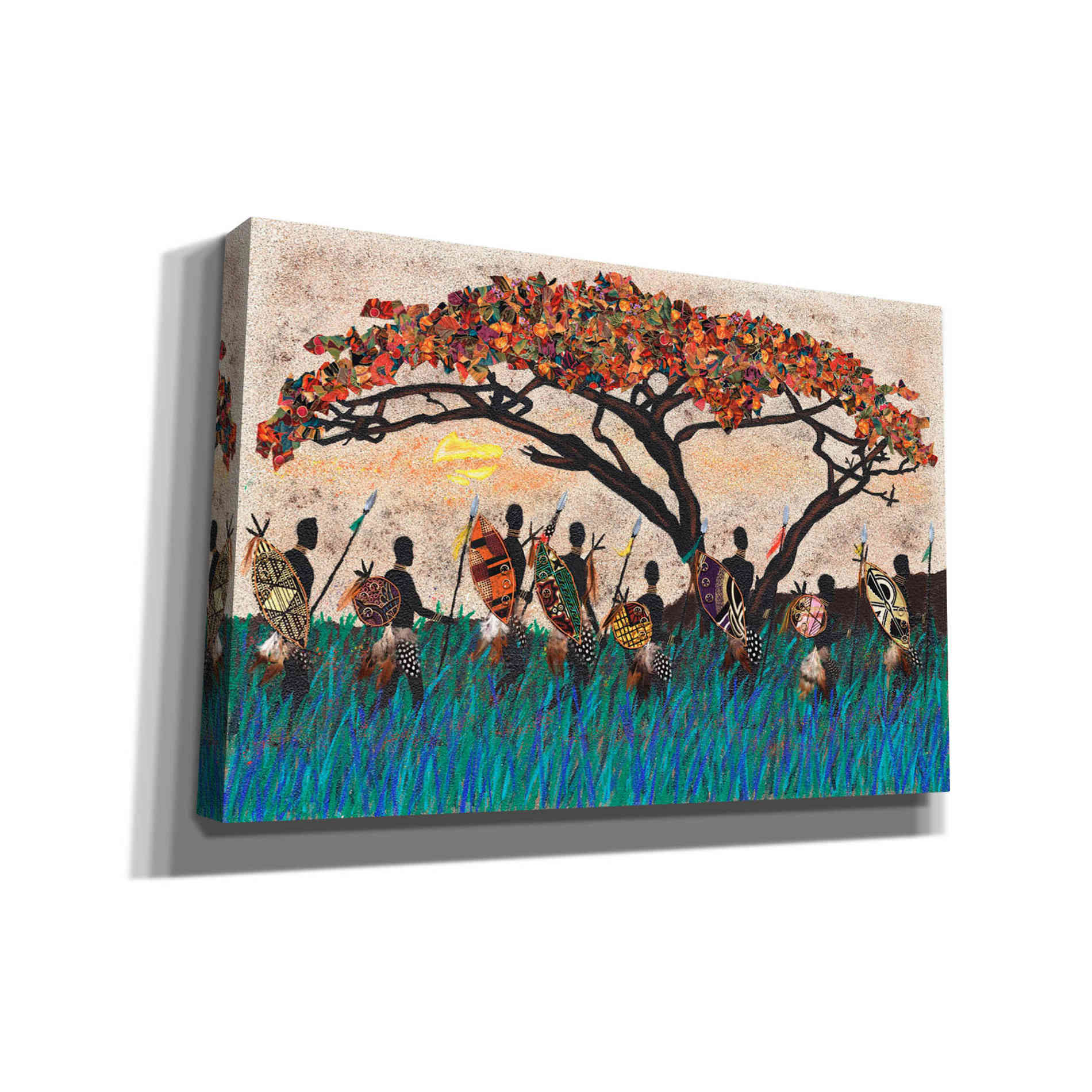 'Planes of Africa III' by Alonzo Saunders Giclee Canvas Wall Art
