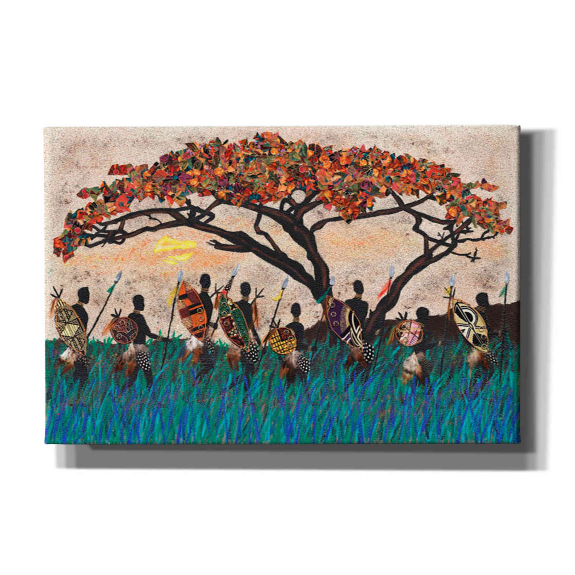 'Planes of Africa III' by Alonzo Saunders Giclee Canvas Wall Art