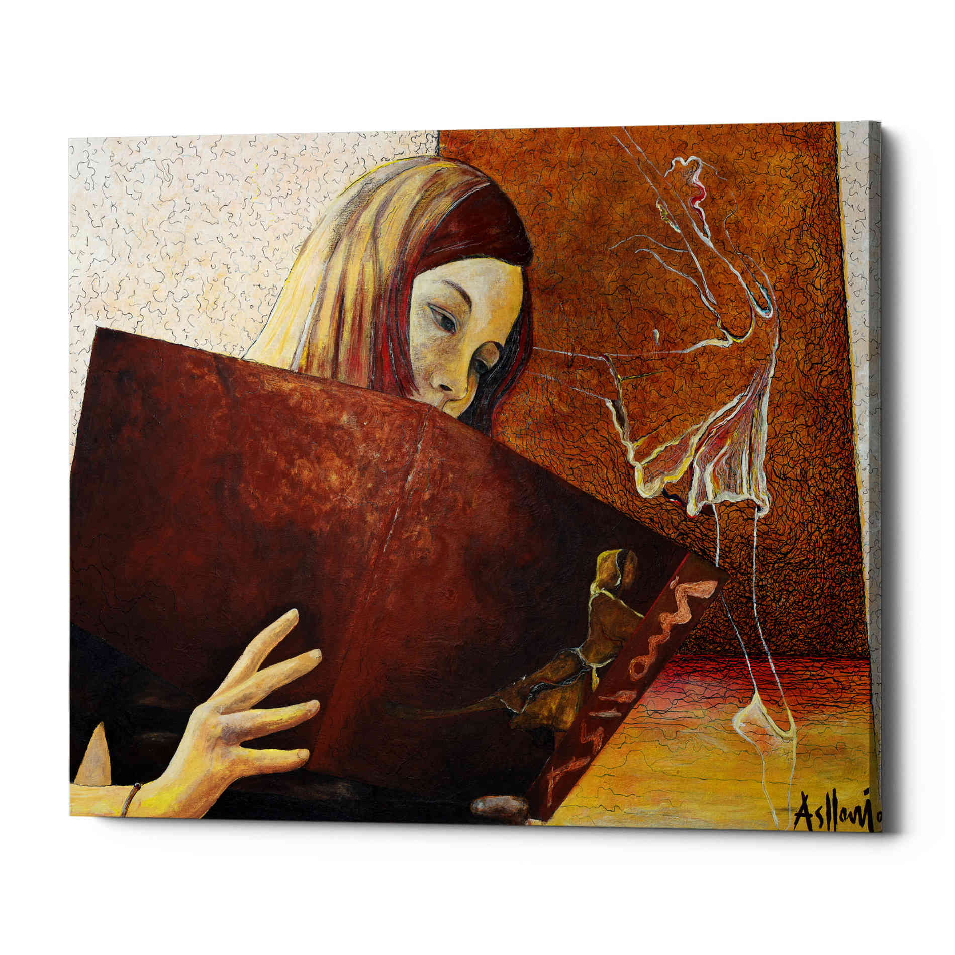 'The Viewer' by Samedin Asllani, Canvas Wall Art