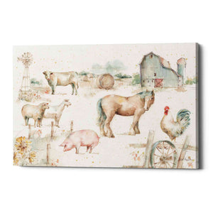 'Farm Friends XIII' by Lisa Audit, Canvas Wall Art,