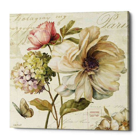 Image of 'Marche de Fleurs' by Lisa Audit, Canvas Wall Art,