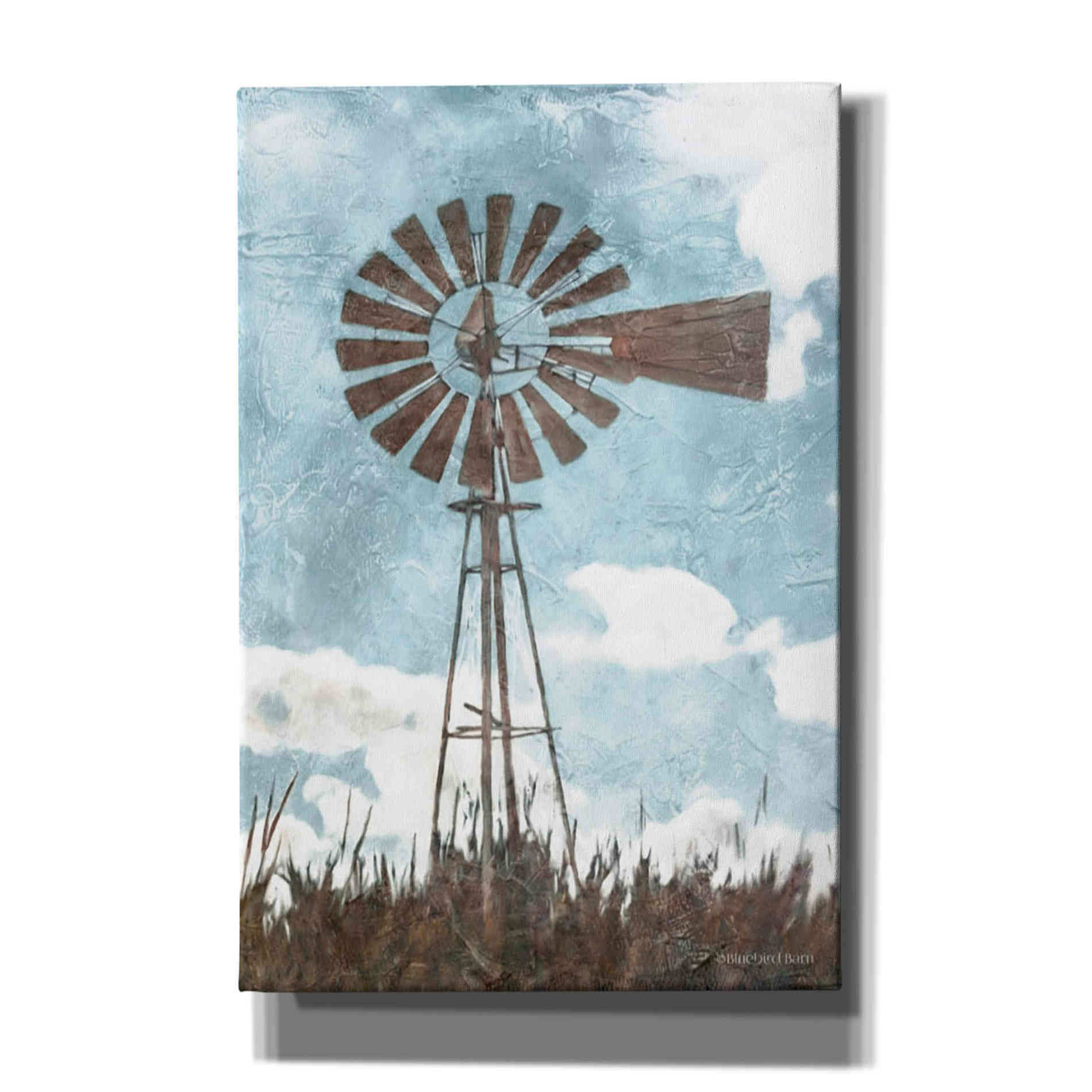 'Windmill' by Bluebird Barn, Canvas Wall Art,Size A Portrait