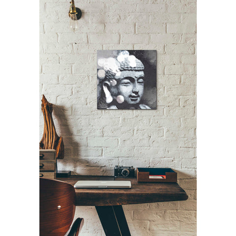 Image of 'Peaceful Buddha III' by Linda Woods, Canvas Wall Art,12 x 12