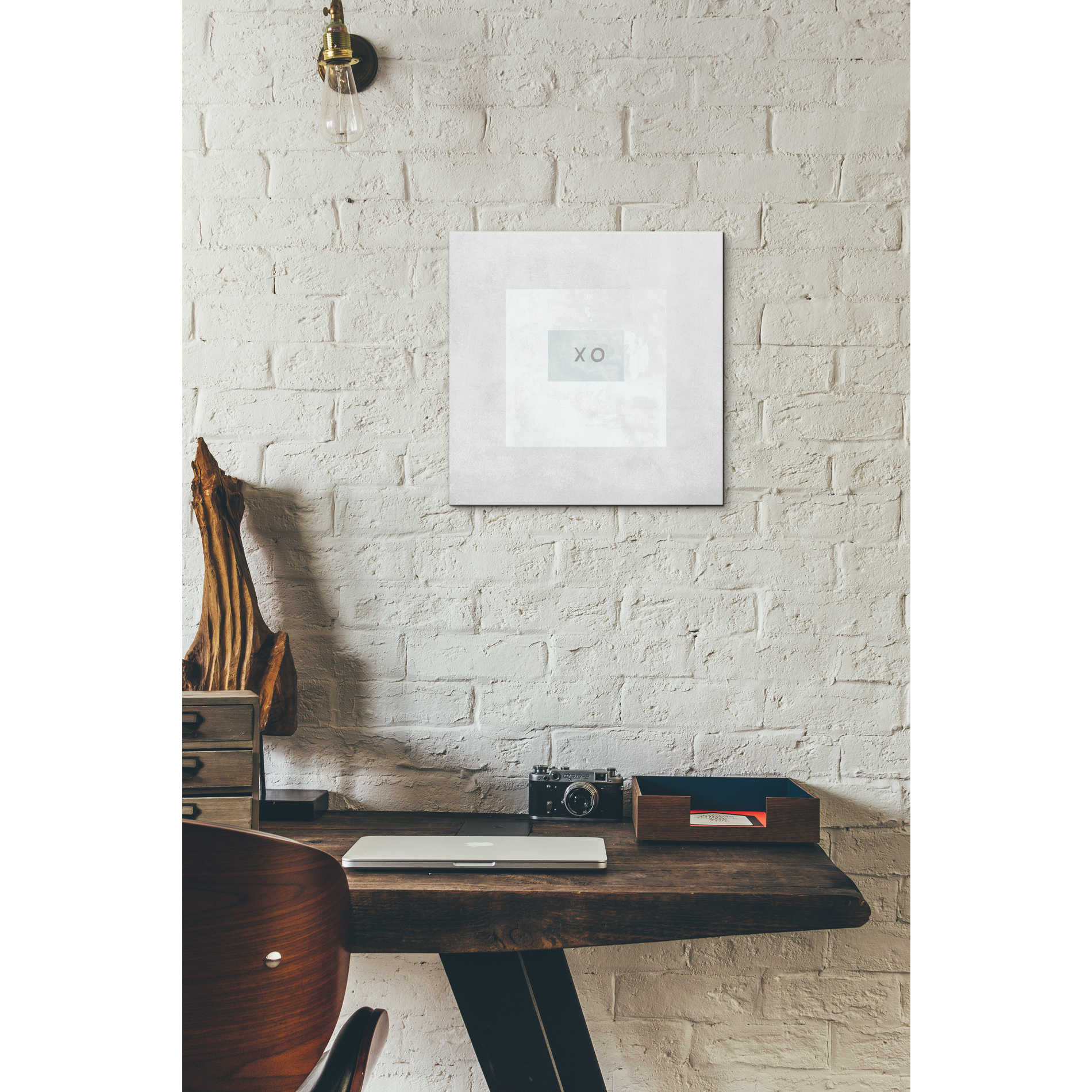 'XO Box' by Linda Woods, Canvas Wall Art,12 x 12