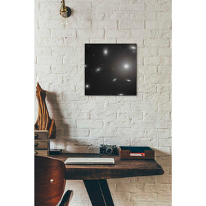 'NGC 4874' Hubble Space Telescope Canvas Wall Art,12 x 12