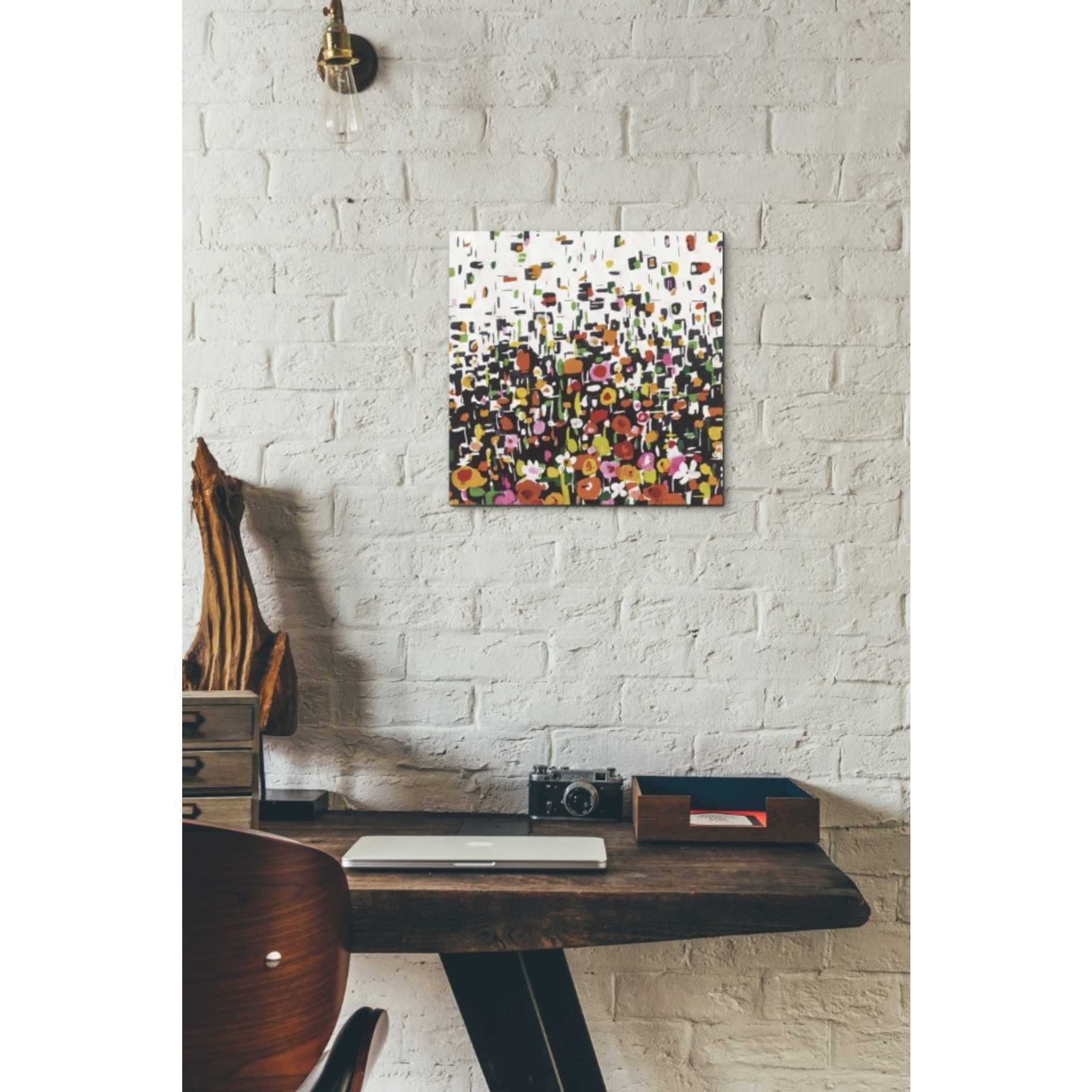 'Flower Shower Crop' by Wild Apple Portfolio, Canvas Wall Art,12 x 12