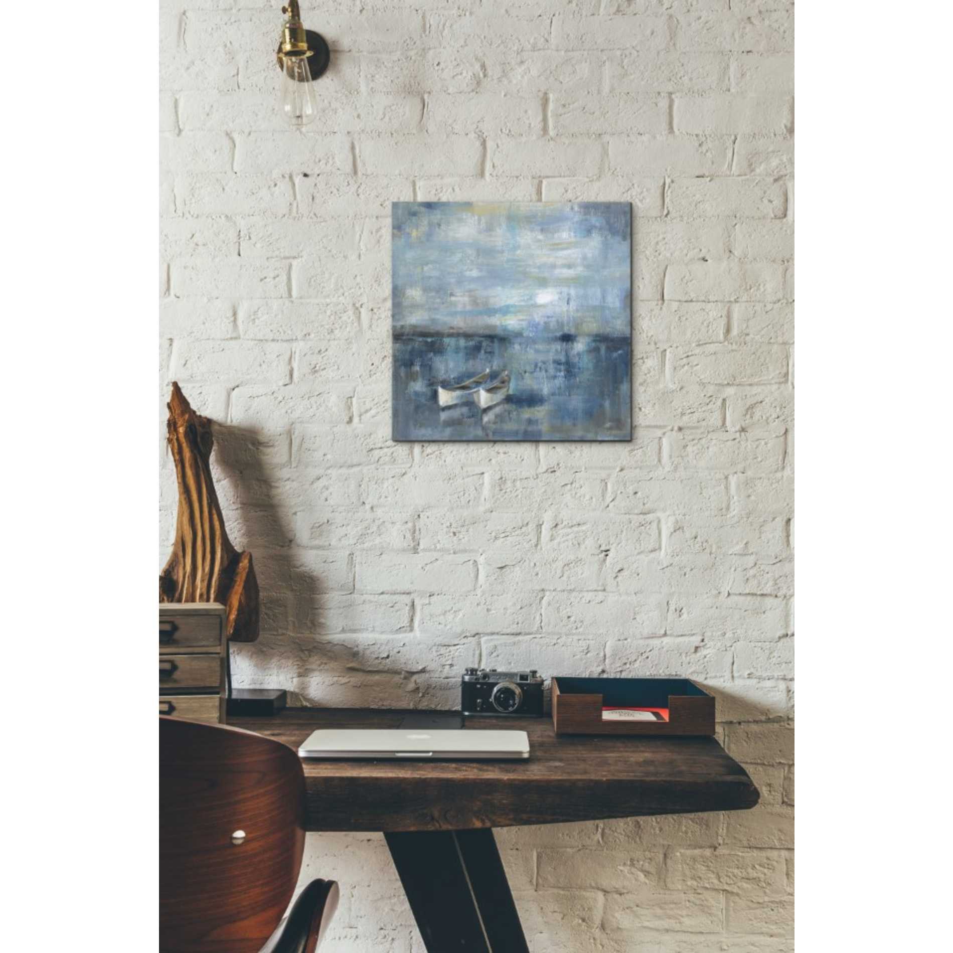 'Two Boats' by Silvia Vassileva, Canvas Wall Art,12 x 12
