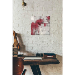 'Stone Gardens II Red' by Silvia Vassileva, Canvas Wall Art,12 x 12