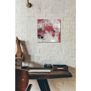 'Stone Gardens III Red' by Silvia Vassileva, Canvas Wall Art,12 x 12
