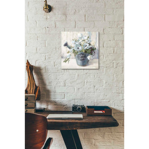 'Garden Blooms II Blue Crop' by Danhui Nai, Canvas Wall Art,12 x 12