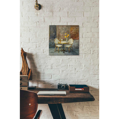 Image of 'French Cafe' by Danhui Nai, Canvas Wall Art,12 x 12
