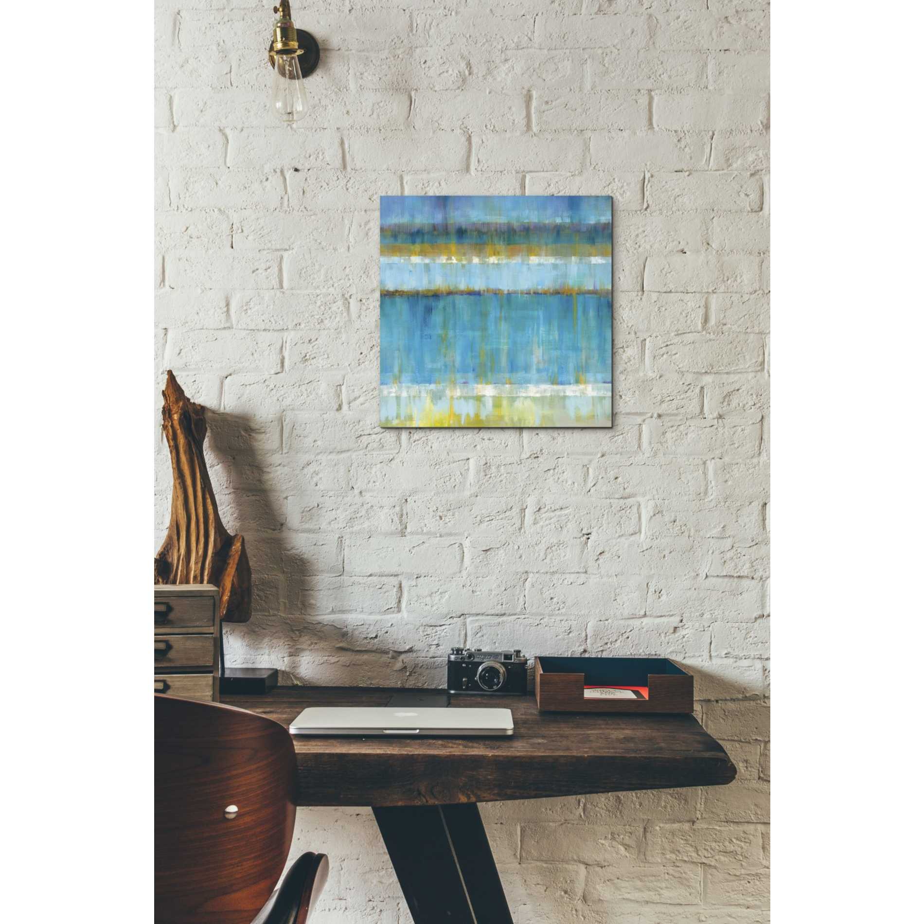 'Abstract Stripes' by Danhui Nai, Canvas Wall Art,12 x 12