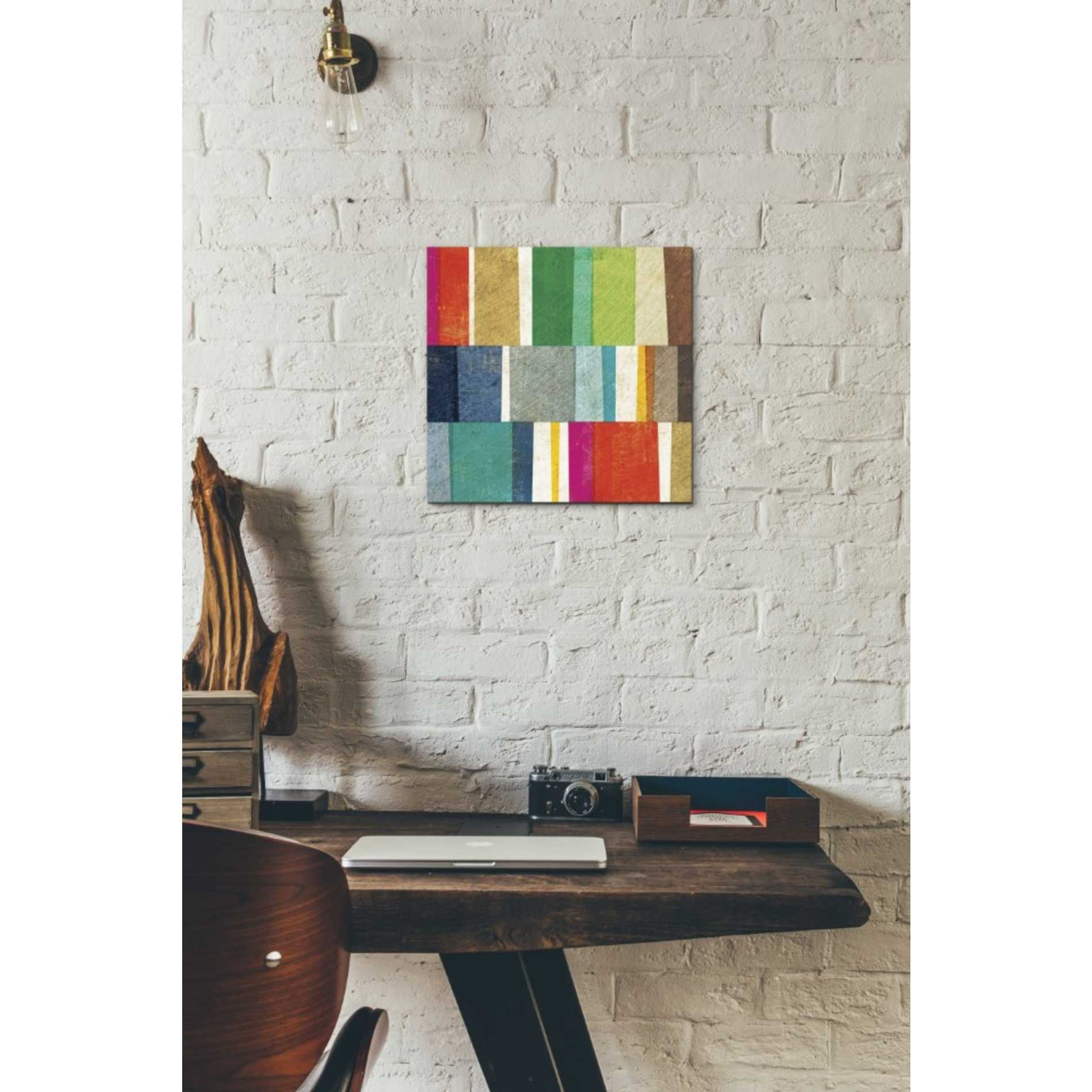 'Black and Gold Abstract' by Danhui Nai, Canvas Wall Art,12 x 12