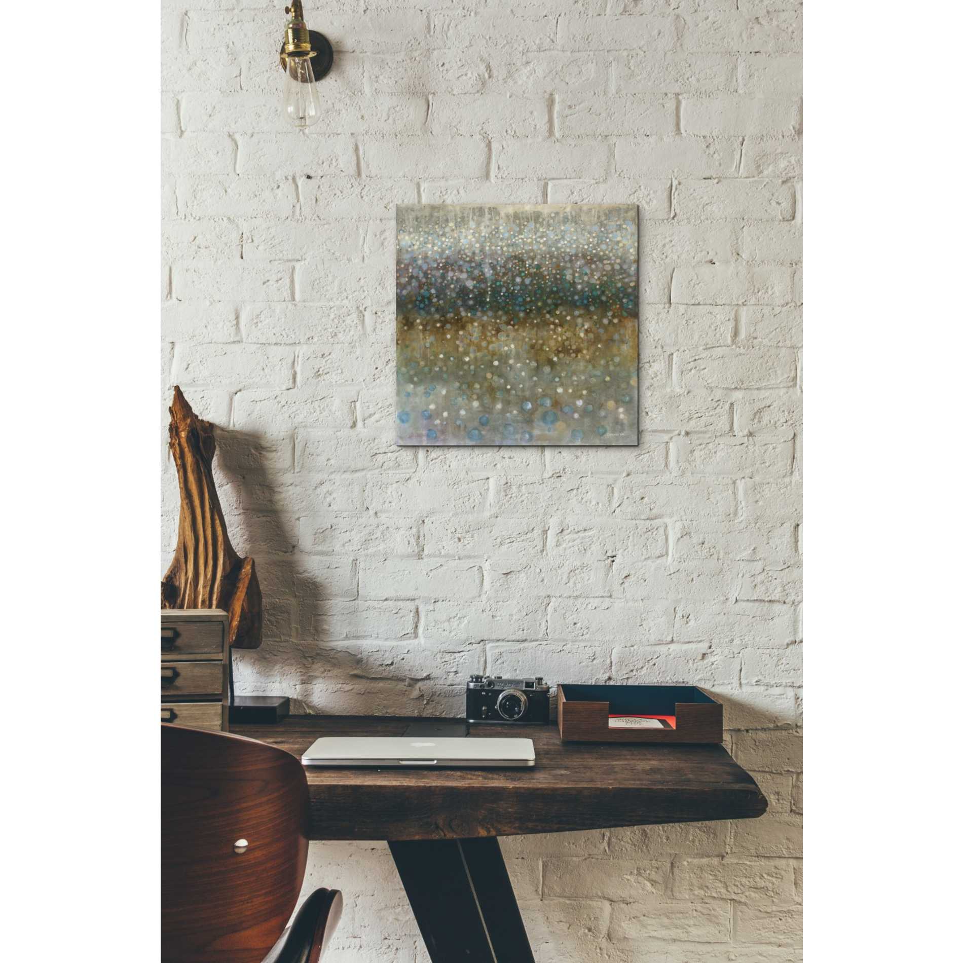 'Abstract Rain' by Danhui Nai, Canvas Wall Art,12 x 12