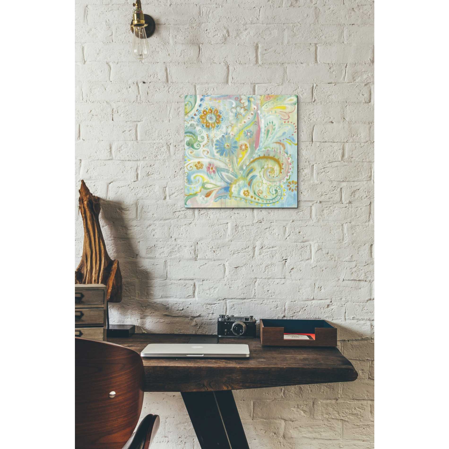 'Spring Dream Paisley XIII' by Danhui Nai, Canvas Wall Art,12 x 12
