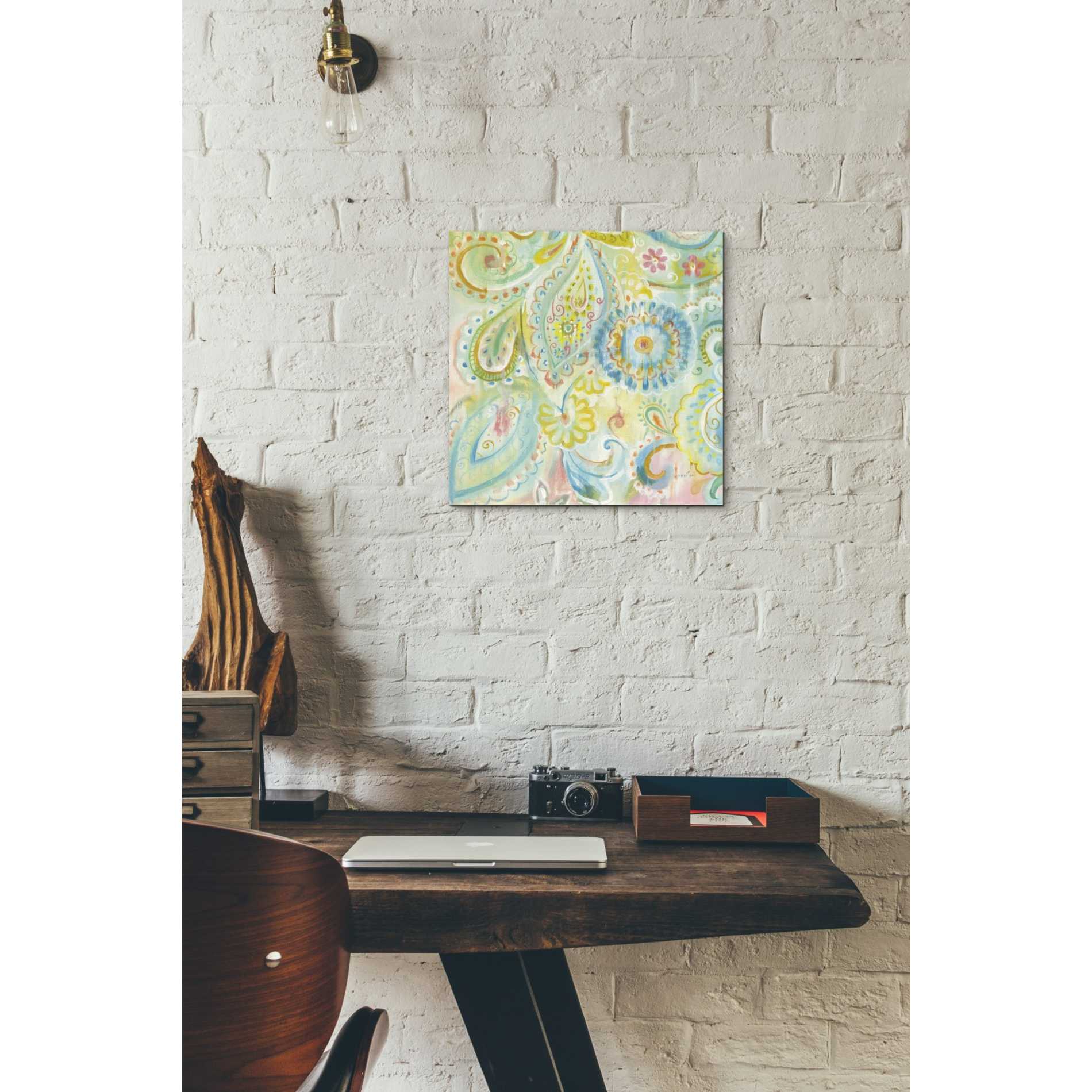 'Spring Dream Paisley XII' by Danhui Nai, Canvas Wall Art,12 x 12