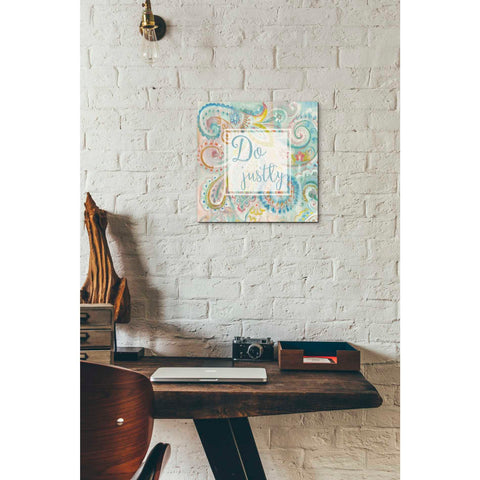 Image of 'Spring Dream Paisley II Pink Sentiment' by Danhui Nai, Canvas Wall Art,12 x 12