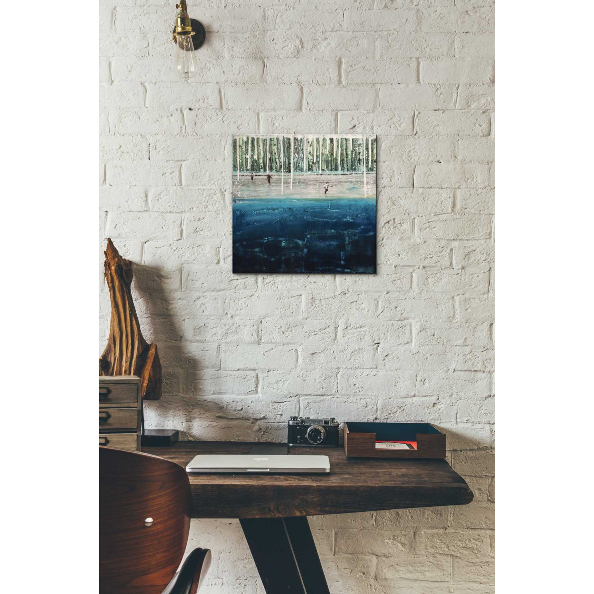 'FREEZING' by DB Waterman, Canvas Wall Art,12 x 12