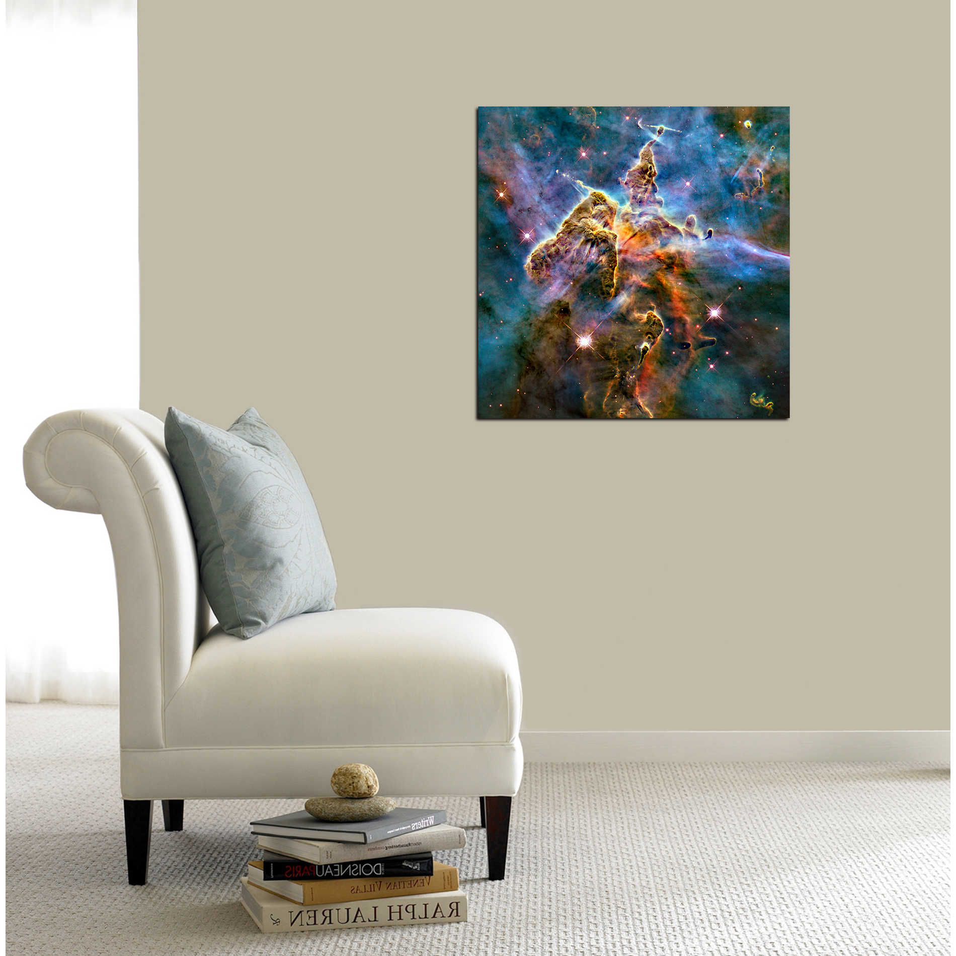'Mystic Mountain' Hubble Space Telescope Canvas Wall Art,12 x 12