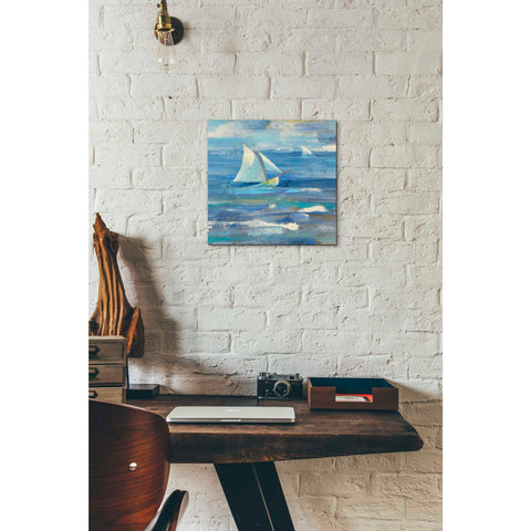 Image of 'Ocean Sail V.2 Sq' by Albena Hristova, Canvas Wall Art,12 x 12