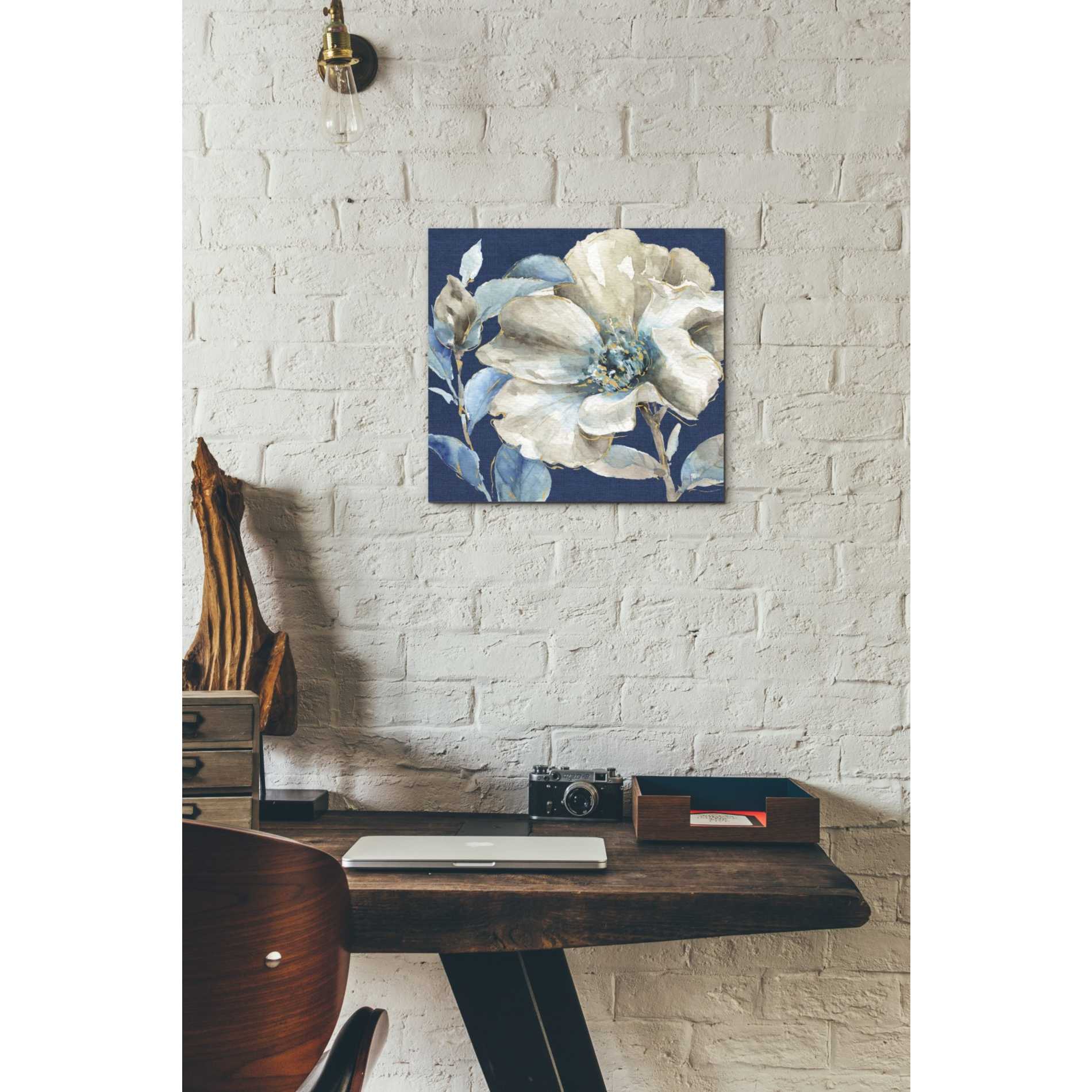 'Indigold IV Navy' by Lisa Audit, Canvas Wall Art,,12 x 12