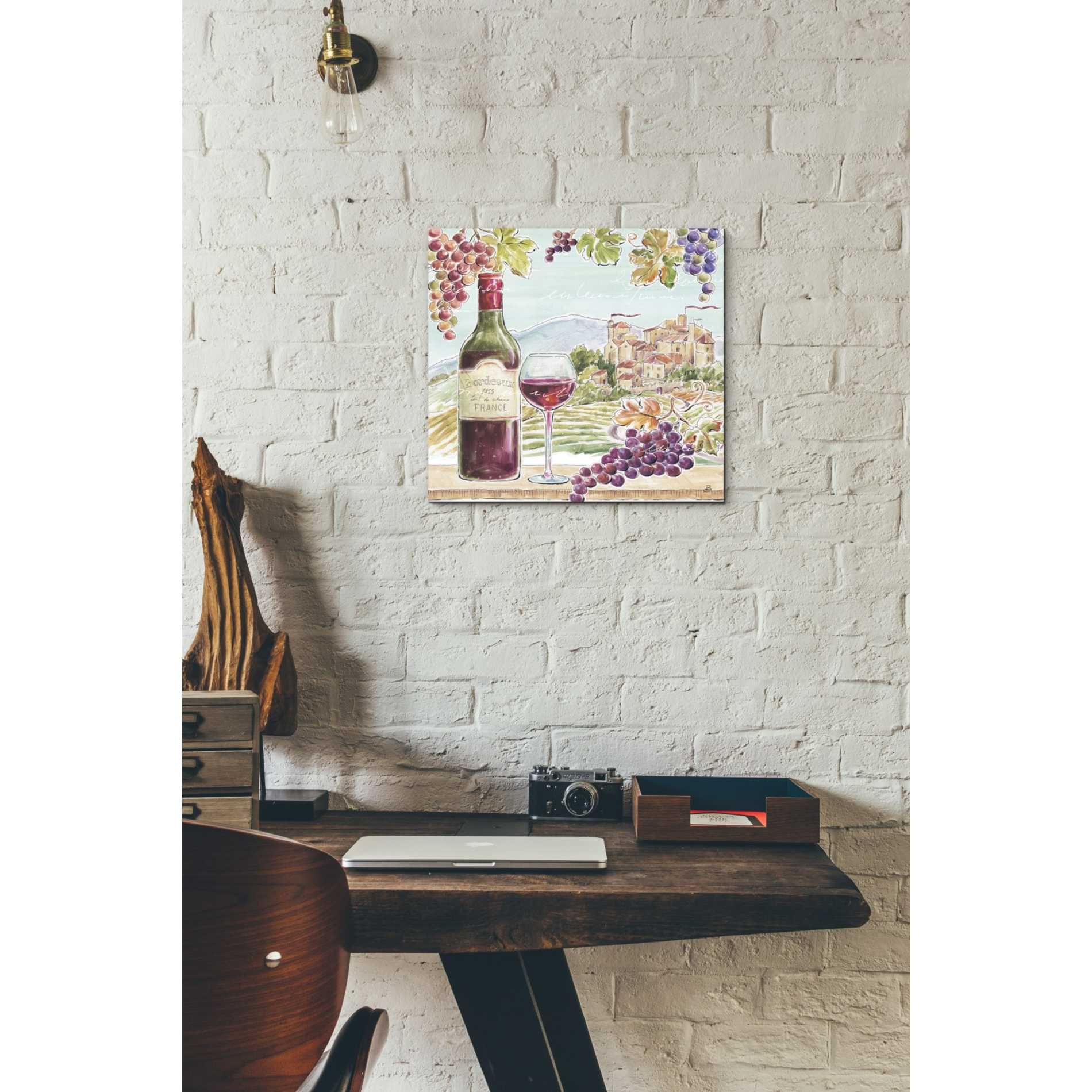 'Wine Country III' by Daphne Brissonet, Canvas Wall Art,12 x 12