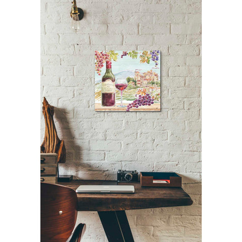 Image of 'Wine Country III' by Daphne Brissonet, Canvas Wall Art,12 x 12