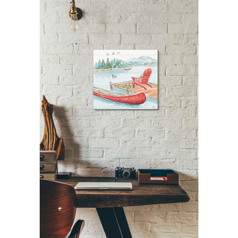 Image of 'Lake Moments IV' by Daphne Brissonet, Canvas Wall Art,12 x 12