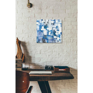 'In Blue A Maze' by Melissa Averinos, Canvas Wall Art,12 x 12