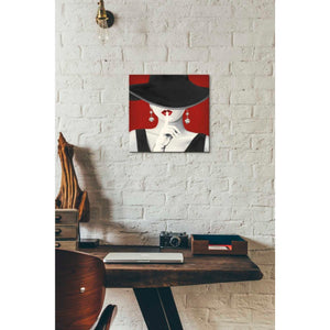 'Haute Chapeau Rouge I' by Marco Fabiano, Canvas Wall Art,12 x 12