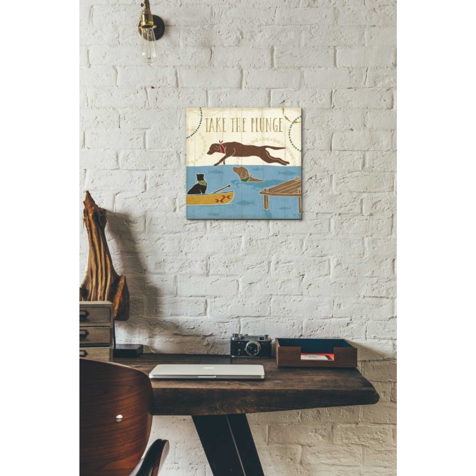 'Lake Pals VI' by Veronique Charron, Canvas Wall Art,12 x 12