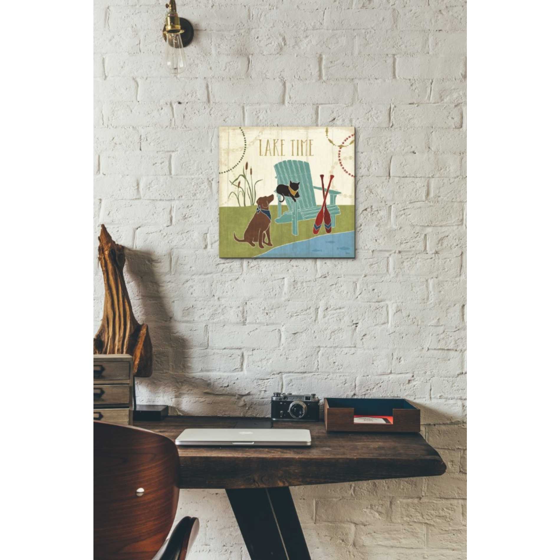 'Lake Pals IV' by Veronique Charron, Canvas Wall Art,12 x 12